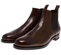 Sendra Boots Herren Chelsea Boots 10615 Tom Stiefelette Leder Schuhe Braun 45 EU