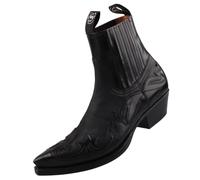 Sendra Boots Herren Cowboy Stiefelette Schwarz EU 41