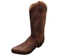 Sendra Boots Stiefel Bikerstiefel Motorradstiefel Cowboystiefel 2605 in braun incl. Roy Dunn´s Stiefelknecht, Lederfett und Sendra Tragetasche