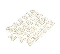 SENECESLI 26 Stück Weiße Buchstaben-Aufnäher Zum Aufbügeln, Zum Selbermachen, Reparieren von Bestickten Buchstaben-Aufnähern Zur Dekoration, Kleidung, Zubehör für Kleider, Röcke, Schuhe, Schulprojekte