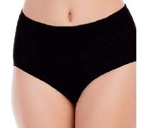 Seniorenmode24 Damen Senioren Unterhose/Unterhemd Gr. 36-38 bis 56-58 ideal für pflegebedürftige Omas einfach anzuziehen 2er,3er oder 4er Pack (3er Pack mit Elasthan Schwarz, 52-54)