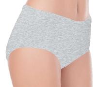 Seniorenmode24 Damen Senioren Unterhose/Unterhemd Gr. 36-38 bis 56-58 ideal für pflegebedürftige Omas einfach anzuziehen 2er,3er oder 4er Pack (3er Pack mit Elasthan Grau, 48-50)