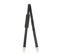 Senral Taschen Gurte Riemen Gepäck Ledergurt Schwarz Schulterriemen für Taschen 2,5 cm Breit Ersatz Tragegurt für Keep All 45 50 55 Speedy 35