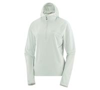 Sense Aero Hybrid Halfzip Hoodie Damen Misty Blue-XL