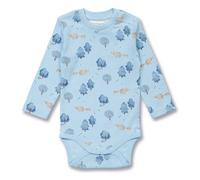 Sense Organics Baby Body, Modell VARIN Wald-Druck auf Hellblau 80