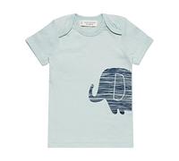 Sense Organics Baby - Jungen TOBI Baby T-Shirt GOTS-Zertifiziert T-Shirt, per Pack Mehrfarbig (Light Blue + Elephant Print 200068), 56 (Herstellergröße: 0M)