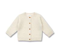 Sense Organics Baby Strickjacke aus Merinowolle, Modell MARLOO Cremeweiß Melange 86