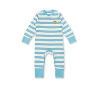 Sense Organics Baby und Kinder Schlafanzug mit Umschlagbündchen aqua Gr. 62/68 (3-6 Monate)