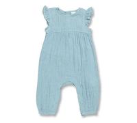 sense-organics Bequemer Baby Overall aus Musselin Marli von Sense Organics (Butterfly Romper) Blaugrau 80