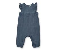 sense-organics Bequemer Baby Overall aus Musselin Marli von Sense Organics (Butterfly Romper) Graublau 92