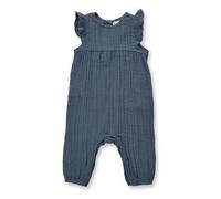sense-organics Bequemer Baby Overall aus Musselin Marli von Sense Organics (Butterfly Romper) Graublau 62/68