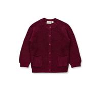 Sense Organics Cardigan "Tulia" in Bordeaux - Größe 98 | Kinder Pullover