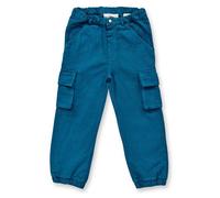 Sense Organics & friends in cooperation with GARY MASH Gefütterte Kinder Cargohose aus aus Biobaumwolle petrol 110