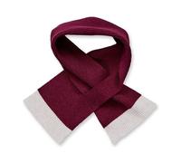 Sense Organics & friends in cooperation with GARY MASH Gestrickter Kinderschal aus Biobaumwolle bordeaux (rot) one-size