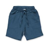 Sense Organics & friends in cooperation with GARY MASH Weiche Kinder Shorts aus Bio-Musselin petrol 110
