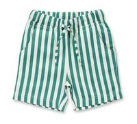 Sense Organics Kinder Shorts grün-weiß gestreift, Modell RESSAD green 104