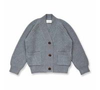 Sense Organics Kinder Strickjacke in Anthrazit Melange, Modell CHASSKA Anthrazit Melange 98