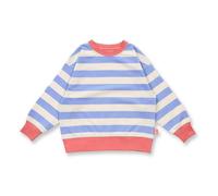 Sense Organics Kinder Sweatshirt blau-weiß geringelt, Modell DARI blue 122