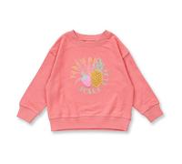 Sense Organics Kinder Sweatshirt, Modell DARI Früchte-Druck auf pfirsichrosa 116