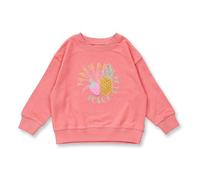 Sense Organics Kinder Sweatshirt, Modell DARI Früchte-Druck auf pfirsichrosa 128