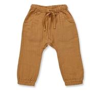 sense-organics LOKI Babyhose aus leichtem Musselin von Sense Organics Caramel 62/68