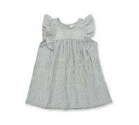 sense-organics Sense Organic Mädchen Sommerkleid Bio Baumwolle Blaugrau Weiß 98