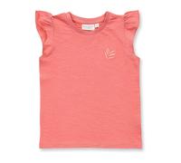 Sense Organics T-Shirt mit Blatt-Motiv für Mädchen, Modell NANA Blatt-Motiv auf pfirischrosa 104