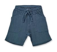 sense-organics Sommer Kinder Kurze Hose Shorts leicht Bio Baumwolle Blue Grey 134/140