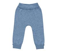 Sense Organics Strickhose Wolle 86 blau melange gestrickt