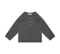 sense-organics Strickjacke HURIT mit Ajourmuster in dunkelgrau von Sense Organics GOTS 116