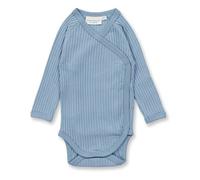 sense-organics Wickel Langarmbody, Modell YGON Helles Denimblau 50/56