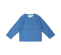 Sense Organics Wickel-Strickjacke Wolle 50 blau melange gestrickt