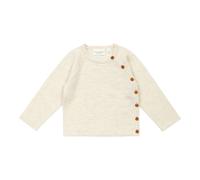 Sense Organics Wickel-Strickjacke Wolle 80 natur melange gestrickt