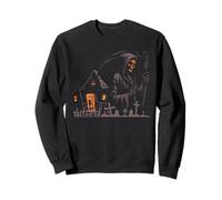 Sensenmann Engel des Todes Vintage Okkulte Gothic Ästhetik Sweatshirt