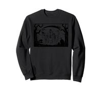 Sensenmann lustiger Halloween Engel des Todes Okkultes Gothic Sweatshirt