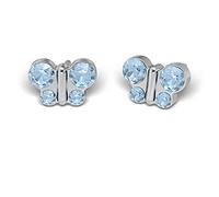 Sensitive by STUDEX, Schmetterling Ohrstecker 7mm, Chirurgenstahl poliert, 7 Varianten