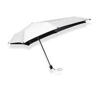 Senz ° Mini Storm Faltbarer Regenschirm, Silber glänzend, Einheitsgröße