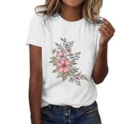 September Angebote Sale Arbeit Bluse RIPP Shirt Kurzarm Damen Muslim Kleidung Damen Baumwoll Tshirt Damen Schwarz Damen Top Kurzarm Oversize Bluse Damen Lang Braun Damenblusen Sommer Sale