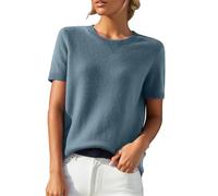 September Angebote Sale Schlupfbluse Mit Gummizug Rippstrick T Shirt Damen Hemd Frauen Oversize Wednesday Shirt Mädchen Weisses Top Damen Spaghettitraeger Bluse Reissverschluss Damen Mode Sale Sale
