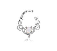 Septum Ringe Kreis Nase Ring Hufeisen Edelstahl Knorpel Ohrringe Creolen Helix Tragus Septum Piercing Schmuck Fashion Processing