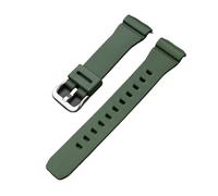 SEQLTWFC Armband kompatibel mit Casio G-Shock GM-S2100 Damen-TPU-Gummiharz-Schnellverschluss-Uhrenarmband, spezielles konvexes Armbandzubehör(Army green)