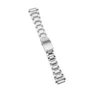 SEQLTWFC Edelstahl-Uhrenarmband, kompatibel mit Casio WS-1600, WS-1700, WS-1400H, WS-1300, WS-1500, Herren-Armband aus massivem Metall, 18 mm, Zubehör(Silver)
