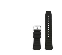 SEQLTWFC Kompatibel mit Casio EF-552 EF-552D PRG-80 PAG-80 PRW-1000 PRW-1100 Silikonkautschuk-Armband 25-20 mm konvexes Uhrenarmband, weiches Herrenarmband
