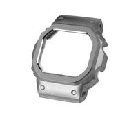 SEQLTWFC Kompatibel mit Casio Watch DW-5600 GW-B5600 GW-M5610 Mod Kit Titangehäuse + Armband Kompatibel mit 5600 5610 Metalllünette-Armband-Set mit Werkzeug(Silver single case,For GW-B5600)