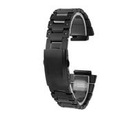 SEQLTWFC Kompatibel mit Casio Watch DW-5600 GW-B5600 GW-M5610 Mod Kit Titangehäuse + Armband Kompatibel mit 5600 5610 Metalllünette-Armband-Set mit Werkzeug(Black single strap,For GW-B5600)