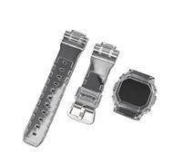 SEQLTWFC Modifiziertes Gehäuseband, kompatibel mit Casio G-Shock DW-5600/5000/5030 GW-M5610 G-5600 GLX-5600, ersetzt Harz-Silikon-Uhrenarmband-Zubehör(Transparent,5610)