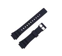 SEQLTWFC Uhrenarmband aus Kunstharz for Herren, kompatibel mit Casio MRW-200H MRW-S300H, wasserdichtes Sportarmband for Damen, 18 mm(Noir)
