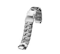 SEQLTWFC Uhrenarmband aus Titanlegierung, kompatibel mit Tissot Trace T111.417, spezielles Uhrenarmband for Radrennen, 18 mm, mit Herrenuhrkette(Silver)
