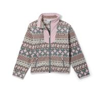 Sequoia Grove Printed Full Zip Fleece Kinder Rollkragenpullover, braun, Gr. L