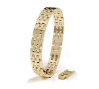 SERASAR Gold Armband Herren Edelstahl